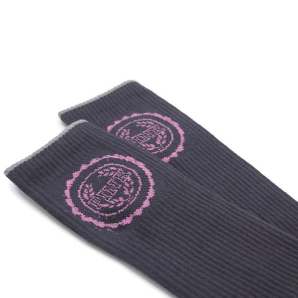 Victoria's Secret PINK Knee High Socks Grey Pink NWOT OS RARE - Picture 3 of 8